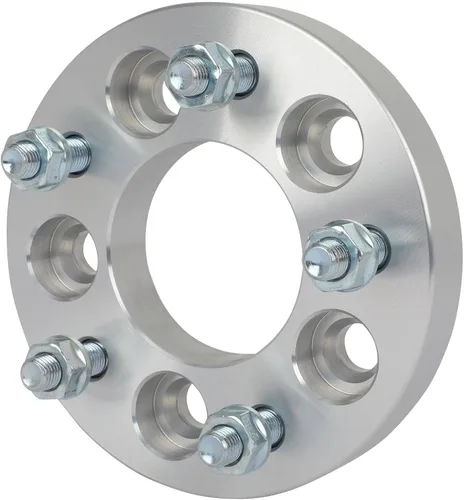 Miniatura 8 de SCITOO 2 adaptadores de rueda de 5 x 4.5 a 5 x 4.75 pulgadas, orificio de 1 pulgada, pernos de 2.913 in de 12 x 1.5 y 5 lengüetas, espaciadores