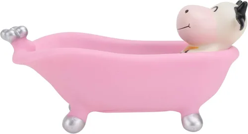 Barra de jabón para niños, bandeja de baño rosa, bandejas de baño para mostrador, platos para niños, bandeja de baño, bandeja de inodoro, caja de