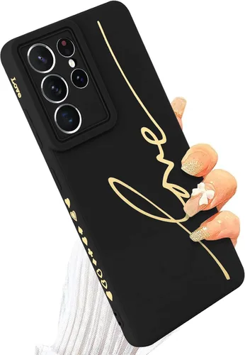Miniatura 16 de Funda para Samsung Galaxy S22, Diseño Gráfico de Carta de Amor con Lindo Chapado en la Parte Trasera con Protección de Cubierta de Cámaras con Lente