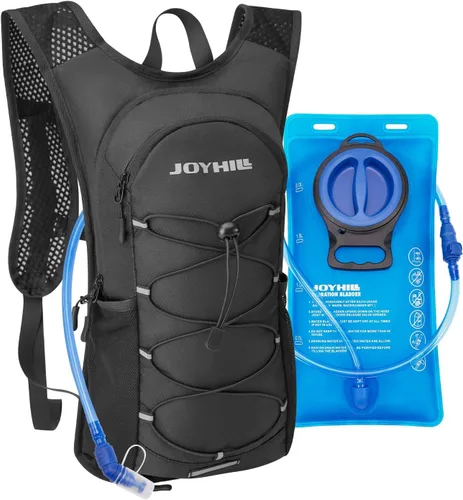 JOYHILL Vejiga de hidratación de TPU, vejiga de agua de 1.5L 2L 3L para mochila de senderismo sin BPA a prueba de fugas paquete de hidratación
