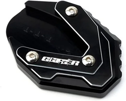 Miniatura 11 de Moto Kickstand Soporte lateral ampliar placa de almohadilla y tapas de aire de válvula de neumático para Suzuki para GIXXER 250 SF para GIXXER 150