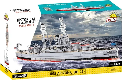 Miniatura 3 de COBI - Colección histórica de la Segunda Guerra Mundial, USS Arizona (BB-39)