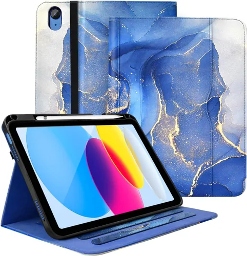 Miniatura 10 de Zonefoker Funda para iPad de 11ª generación (A16) de 11 pulgadas 2025, para 10ª generación de 10.9 pulgadas 2022, piel sintética para iPad de 11/10