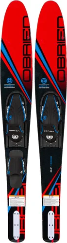 Miniatura 2 de O'Brien Vortex Combo Water Skis with Adjustable Bindings – Wide-Body Design for Easy Deep-Water Starts – Perfect for Beginners and Intermediate