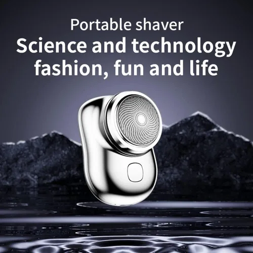 Miniatura 5 de Mini-Shave - Afeitadora eléctrica portátil, maquinilla de afeitar eléctrica mejorada 2023 para hombres, afeitadora de tamaño de bolsillo, afeitadora
