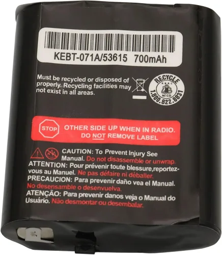 Miniatura 3 de Paquete de 2 baterías de radio bidireccional NiMH de repuesto de 700 mAh 3.6 V para radios Motorola Talkabout MS350R MT350R EM1000 MC220R MR355