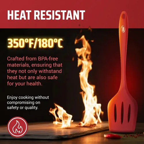 Miniatura 5 de Kaluns Juego de utensilios de cocina de silicona, juego de 24 utensilios de cocina, abrelatas, triturador, espátula, 446 °F, resistente al calor