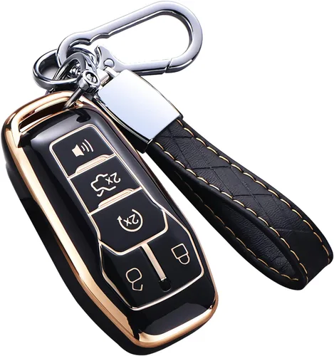 Miniatura 11 de Funda para llavero Ford, funda de protección completa de TPU suave premium para Ford Fusion Mustang F150 Edge Explorer Lincoln MKZ MKC MKX Smart