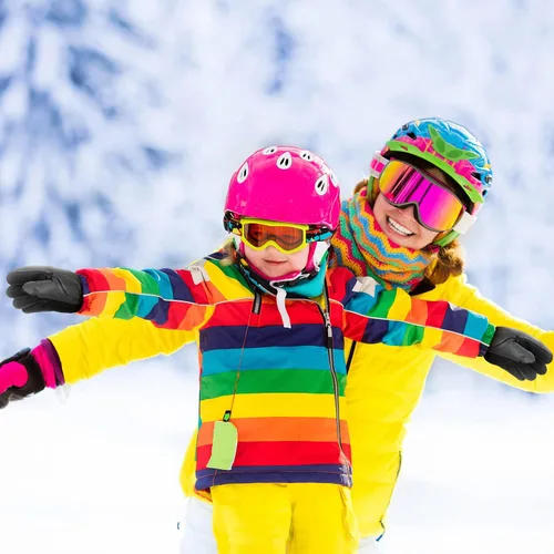 Miniatura 6 de Guantes de esquí para niños, 3 pares de guantes de invierno impermeables para niños, guantes de invierno aislados para snowboard y patinaje sobre