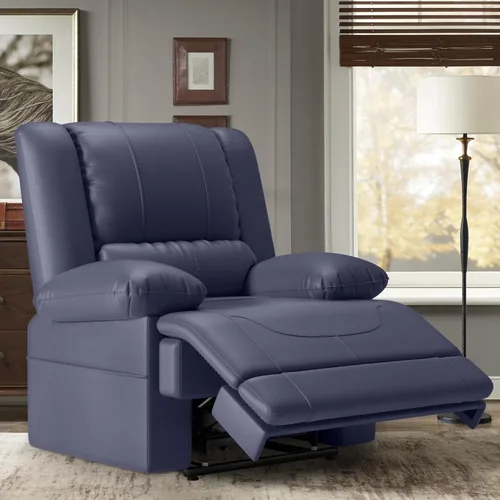 Miniatura 10 de Couchus Silla reclinable grande eléctrica de doble motor con masaje y calor para personas mayores, posición infinita, puertos USB y control remoto