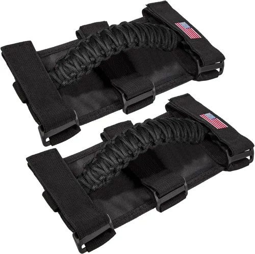 Miniatura 24 de Asas de agarre para Jeep Wrangler JK JKU JL JLU TJ YJ Sports Sahara Freedom Rubicon Unlimited Gladiator JT 1955-2023 UTV ATV Accesorios Premium 550