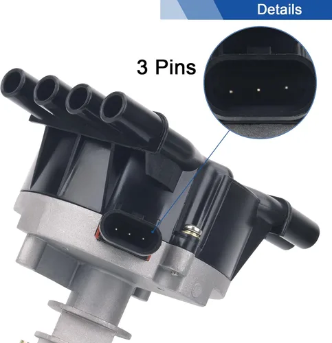 Miniatura 4 de Distribuidor de encendido AiYiGu compatible con 1996-2002 Chevy GMC Cadillac Isuzu Vortec V8 5.0L 5.7L 305 350, reemplazo 93441558 1104058 1257042