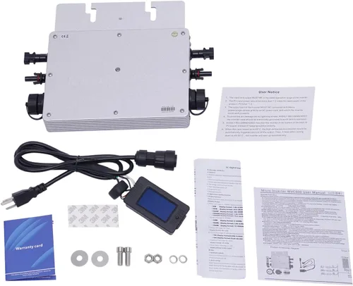Miniatura 8 de 700W Solar Grid Tie Micro Inverter Micro Inversor Solar Grid Tie Microinversor Pantalla LCD IP65 Auto Enfriamiento IP65 Control Digital 3 Modo