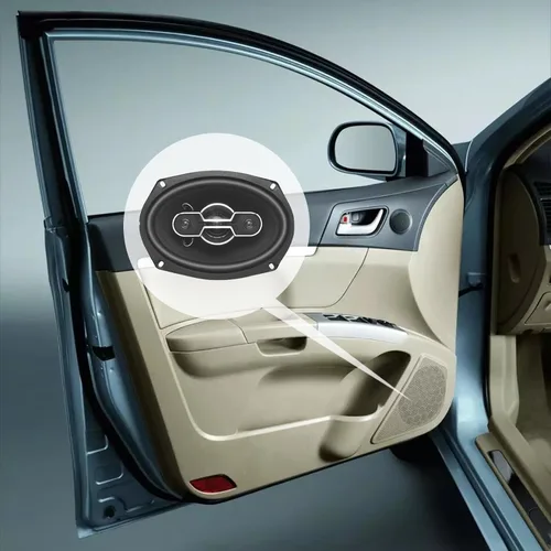 Miniatura 7 de Altavoces de automóvil de 6 x 9, altavoces de audio coaxial de 4 vías de 500 vatios máximo, altavoces profesionales para puerta de automóvil, sonido