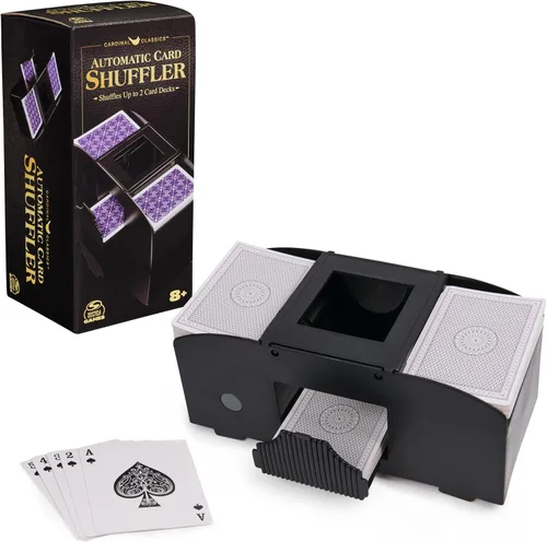 Miniatura 11 de Spin Master Games, Cardinal Classics, juego de póquer de 300 piezas con estuche de transporte de aluminio, fichas de peso profesional y dados