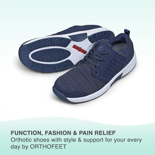Miniatura 6 de Orthofeet Men's Orthopedic Knit Tacoma Sneakers