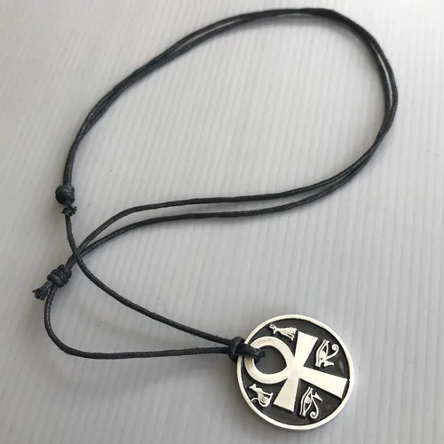 Miniatura 5 de Joyería pagana Ankh Cruz de la vida Anubis Bastet Bast Eye of Ra Horus Amuleto de protección egipcia para hombres y mujeres, collar con dije