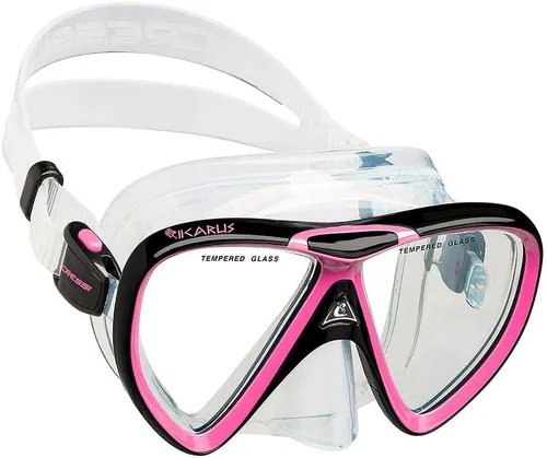 Miniatura 6 de Cressi Kit de snorkel para adultos, máscara y snorkel seco - Equipo de calidad para descubrir el mundo submarino - Ikarus & Orion Dry: Diseñado