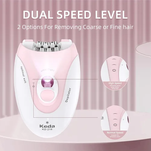 Depiladoras para la cara de las mujeres con 2 velocidades Glabrouse Skin Depilator Face Trimmer Device Pluxy Hair Removal para depiladora facial,