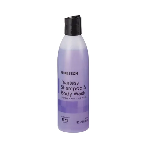 Miniatura 8 de McKesson Champú sin lágrimas y gel de baño con aloe y vitamina E, aroma a lavanda, 8 onzas, 1 unidad