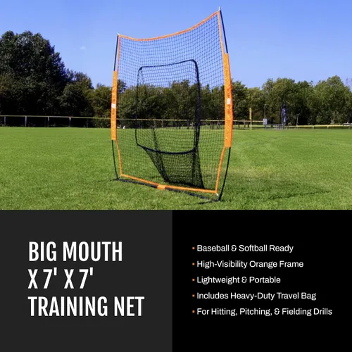 Miniatura 3 de Bownet Big Mouth - The Original and Most Used Portable Sock Net for Baseball and Softball, Hitting and Pitching