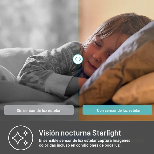 Miniatura 7 de Kasa Smart Cámara de seguridad Kasa 2K QHD Pan/Tilt, sensor Starlight para visión nocturna a color, detección de movimiento para monitor de bebés