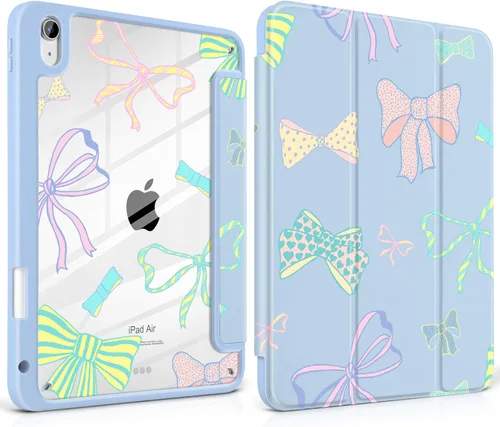 Miniatura 10 de MEEgoodo Funda para iPad Air de 11 pulgadas M3 2025 / M2 2024, para iPad Air de 5ª y 4ª generación de 10.9 pulgadas 2022/2020, funda para tableta
