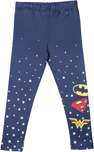 Miniatura 5 de DC Comics Justice League Batgirl Supergirl Wonder Woman Girls - Paquete de 4 pantalones para niños pequeños a niños grandes