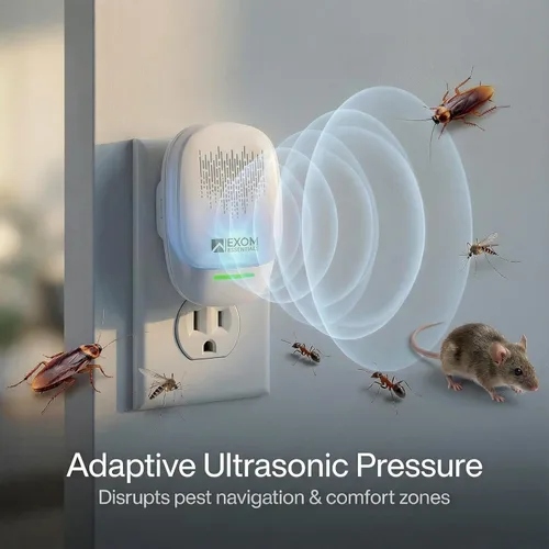 Miniatura 3 de T-26, repelente de plagas ultrasónico para pared, enchufable más eficaz que los repelentes - Deshazte de roedores, ardillas, ratones, ratas
