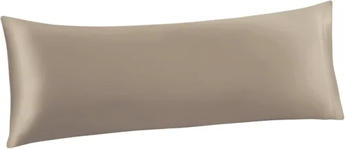 Miniatura 60 de Ersmak Juego de 2 fundas de almohada de satén estándar, ultra suaves y sedosas para cabello y piel, resistentes a las arrugas a la decoloración