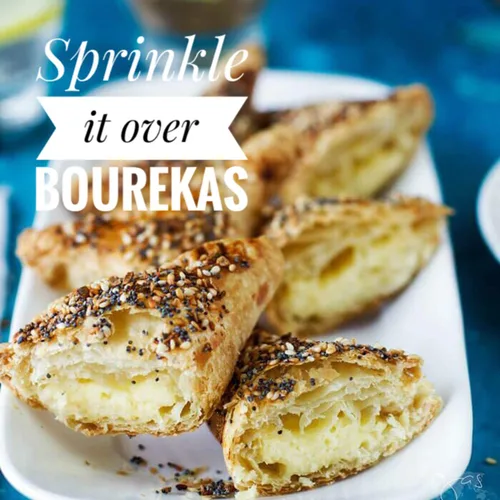 Miniatura 6 de 2 botellas XL Everything Bagel condimento mezcla de 10 onzas cada bagel pimienta de Jamaica, condimento de sésamo, mezcla deliciosa de sal marina