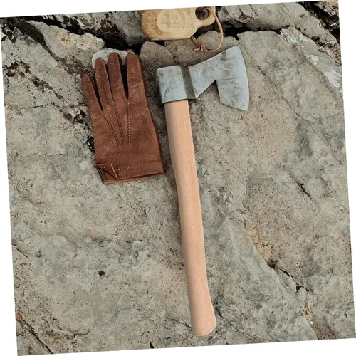 Miniatura 9 de ULTECHNOVO Mango de repuesto para hacha, mango de nogal de repuesto, material natural resistente, fácil de instalar