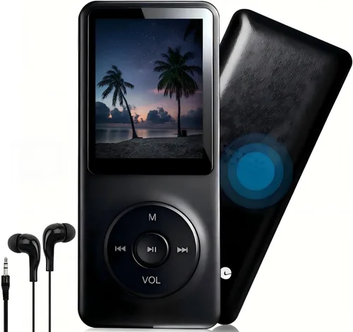 Reproductor de MP3 con Bluetooth, reproductor de música portátil para niños, con altavoz HD integrado, grabadora de voz, sonido de alta fidelidad,