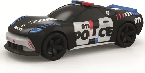 Miniatura 3 de Carrera Speed Arena Police Chase - Pista de carreras de coches con ranura portátil. Incluye 2 coches - Juego de carreras de juguete con batería