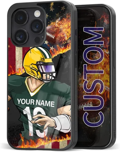 Miniatura 28 de Fundas de teléfono personalizadas con diseño deportivo para fanáticos para iPhone 11, 12, 13, 14, 15, 16 Pro Max Plus Mini X 7 8 SE para Samsung