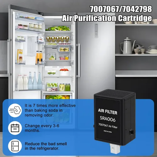 Miniatura 5 de 7007067 7042798 Reemplazo del cartucho de purificación de aire del refrigerador para refrigeradores sub-cero, reemplazo de filtros de aire 7007067