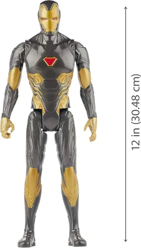 Miniatura 3 de Marvel Avengers Titan Hero Series Blast Gear Iron Man figura de acción, juguete de 12 pulgadas, inspirado en el universo Marvel para niños a partir