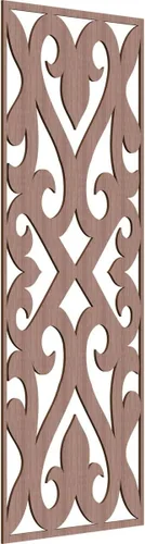 Miniatura 14 de Keene Paneles de pared decorativos de madera con calado, 9 3/8 pulgadas de ancho x 24 3/8 pulgadas de alto x 1/4 de alto, roble rojo rojo (Red Oak)