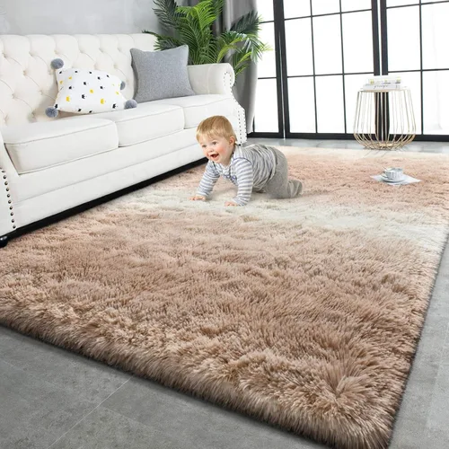 Miniatura 12 de TWINNIS - Alfombras muy suaves de pelo largo para interiores de 3 x 5 pies. Modernas alfombras de áreas de felpa para sala de estar, dormitorio