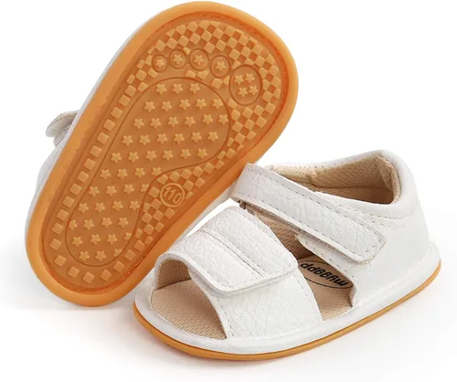 RVROVIC Sandalias para bebés niños y niñas, zapatos de verano de primera calidad para exteriores, ligeras, suaves, antideslizantes, suela para niños