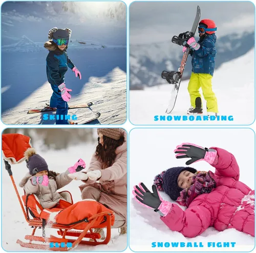 Miniatura 7 de Guantes de nieve y esquí de invierno para niños