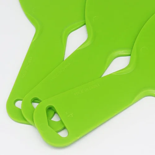 Miniatura 3 de Cuchillo de masilla de plástico, 3 herramientas raspadoras de 4 pulgadas, cuchillos flexibles para paneles de yeso, calcomanías, papel de pared