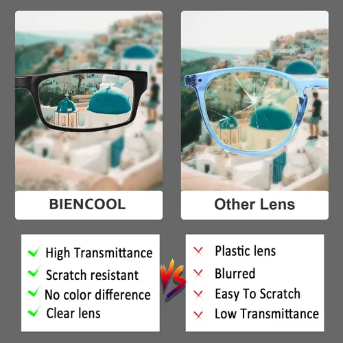Miniatura 5 de BIENCOOL Paquete de 6 lentes de lectura tradicionales para hombres y mujeres con bisagras de resorte 3 negro 3 tortuga