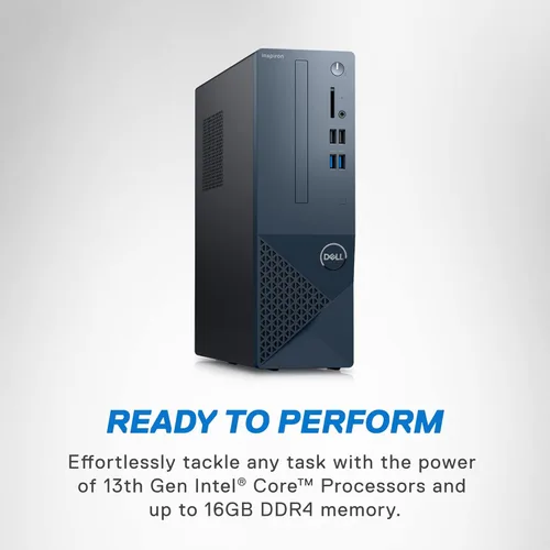 Miniatura 3 de Dell Inspiron 3020S Desktop - Procesador Intel Core i5-13400, RAM DDR4 de 16 GB, SSD de 512 GB + disco duro de 1 TB, gráficos Intel UHD 730, Windows