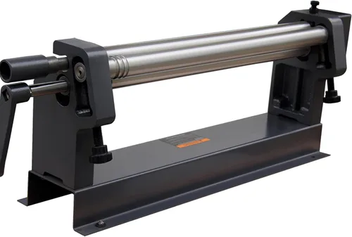 Miniatura 8 de KAKA INDUSTRIAL Máquina de rollo deslizante, 24 pulgadas de ancho 22-Ga. (0.03 pulgadas) de capacidad de acero grueso, rodillo de chapa manual