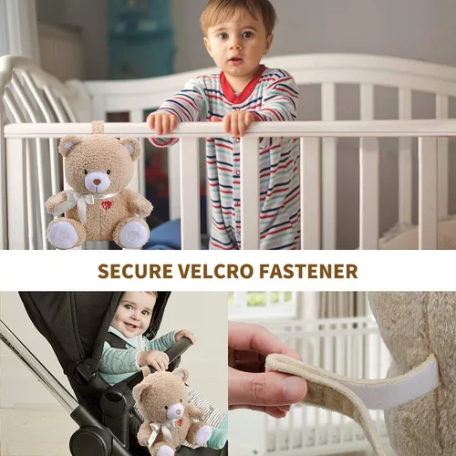 Miniatura 7 de BEREST Chupete musical para dormir para bebés recién nacidos, máquina de ruido blanco con latido del corazón de la madre, ayuda para dormir