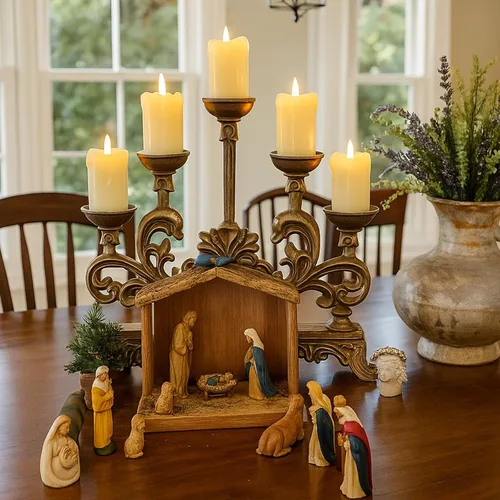 Miniatura 4 de Lezonic - Velas votivas sin llama a batería con control remoto y temporizador, paquete de 6 (Diámetro: 2" x Altura: 3") Velas LED de cera blanca