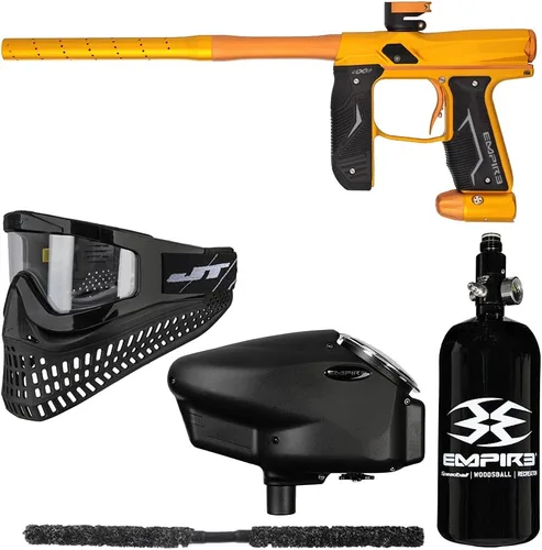 Miniatura 8 de Action Village Empire Axe 2.0 Super Kit de paquete de pistola de paintball Azul polvo/Negro polvo