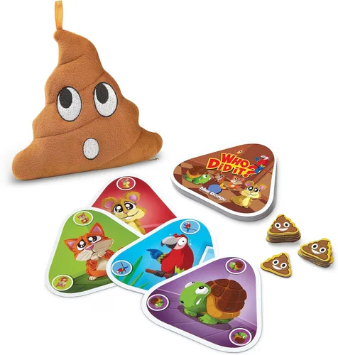 Miniatura 2 de Blue Orange Juegos ¿Quién lo hizo? Juego de cartas familiar, marrón