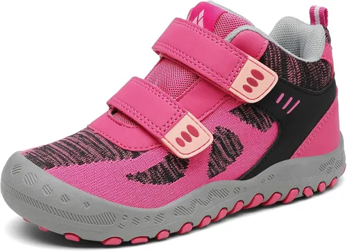 Miniatura 37 de Mishansha Botas de Senderismo para Niños Pequeños Niñas Niños Zapatos de Senderismo Resistentes al Agua Anti-Colisión Antideslizantes Atléticas
